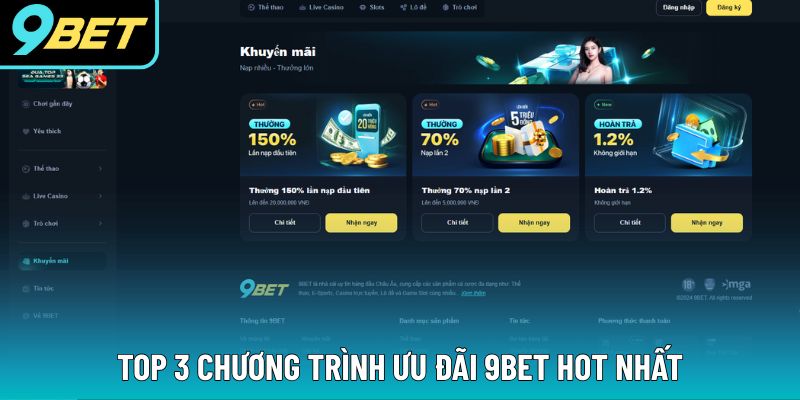 Tổng hợp các ưu đãi được săn đón tại sân chơi